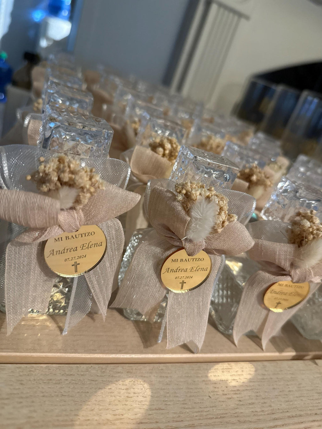 Holy Water Glass Bottle Empty, Religious Gift, Baptism Favor For Girl and Boy, Holy Communion Favor, Blessed Holy Water Bottle, Baptism Gift