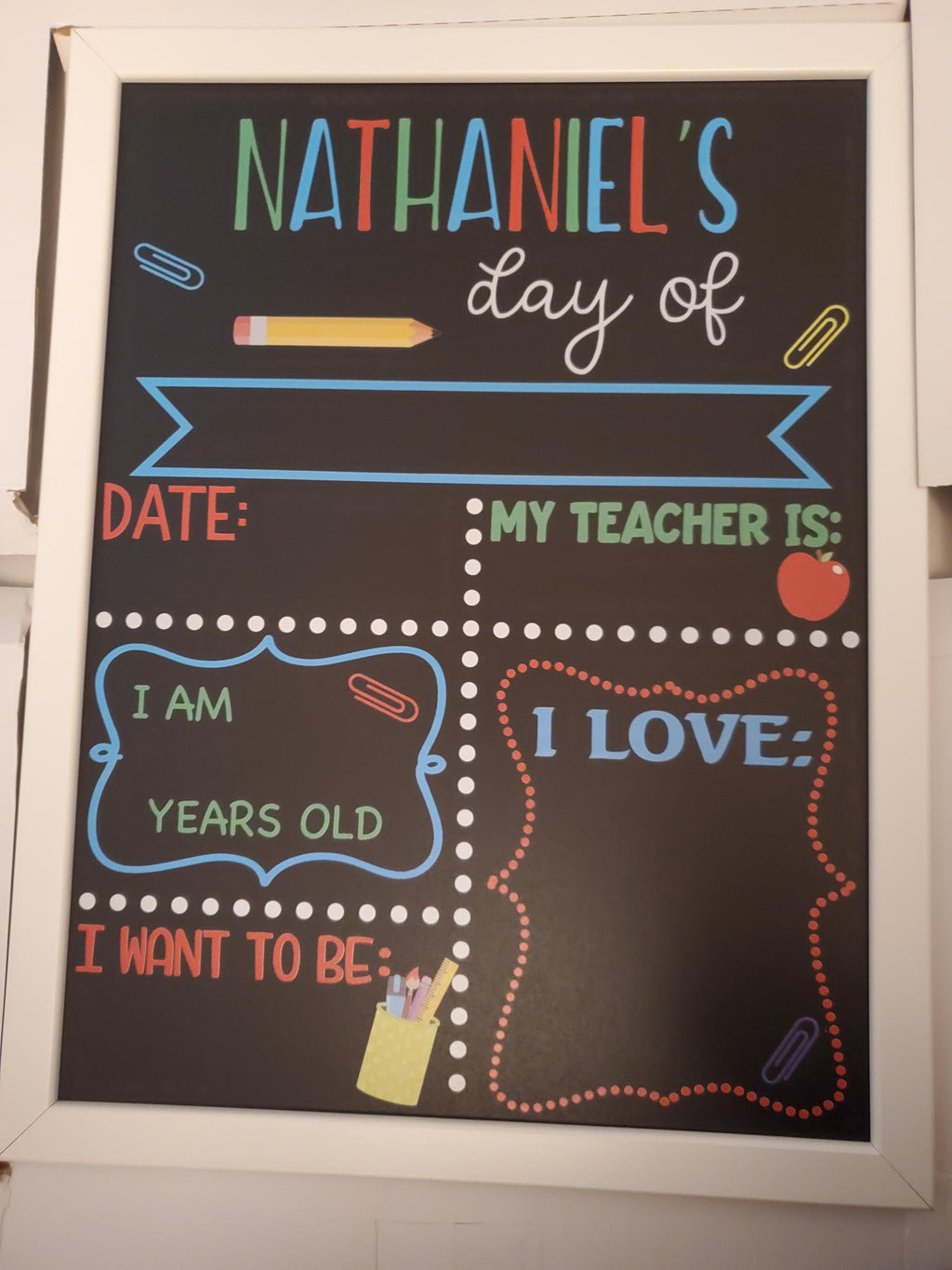 First Day of School Sign reusable, Back to School Chalkboard Sign, Milestone Chalkboard, 1st day of school sign, Last day of school sign