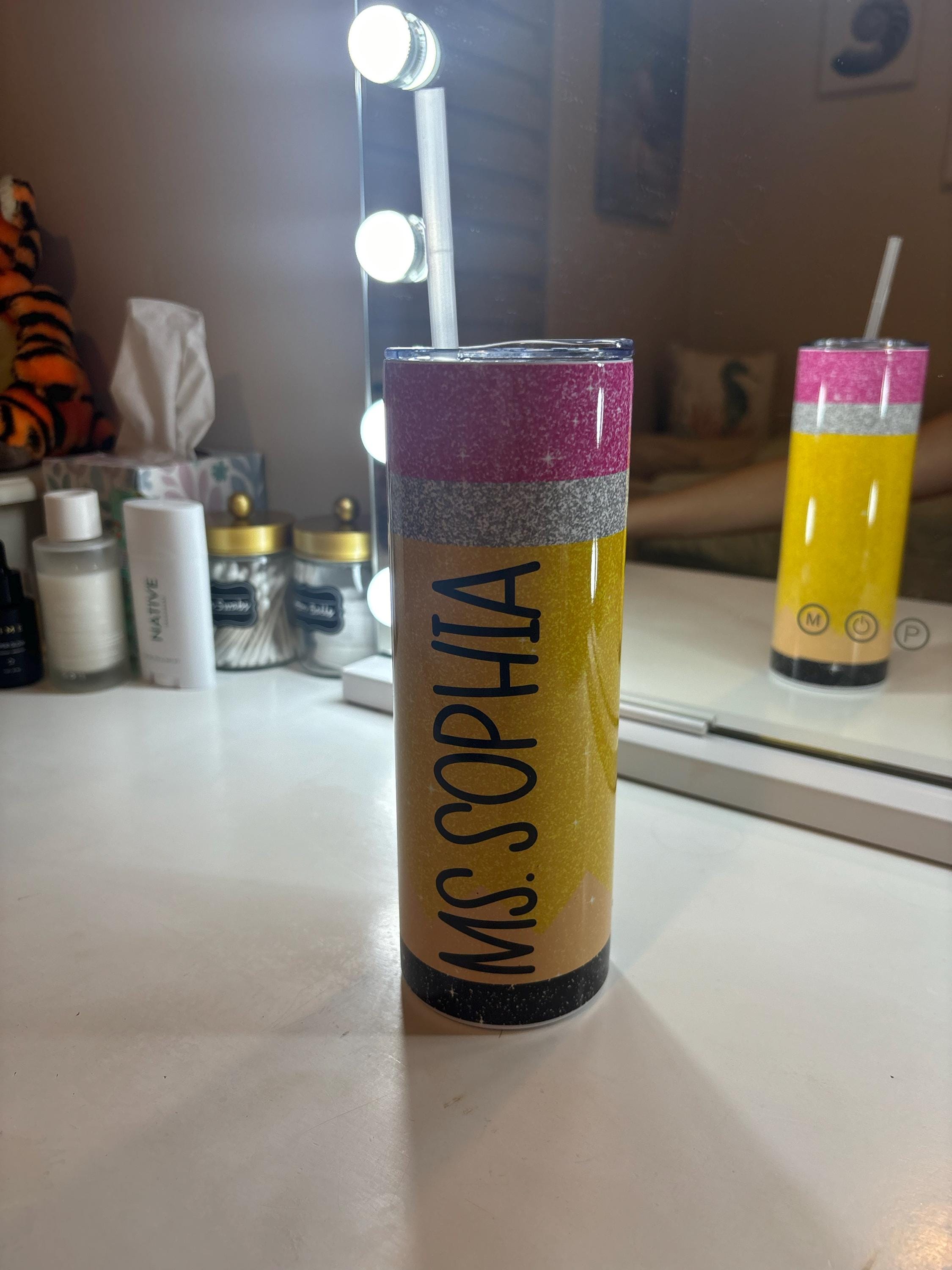 Teacher Gifts Teacher Tumbler Teacher Appreciation Gifts Teacher Christmas Gift Teacher Cup Pencil Tumbler Personalized Teacher Tumbler