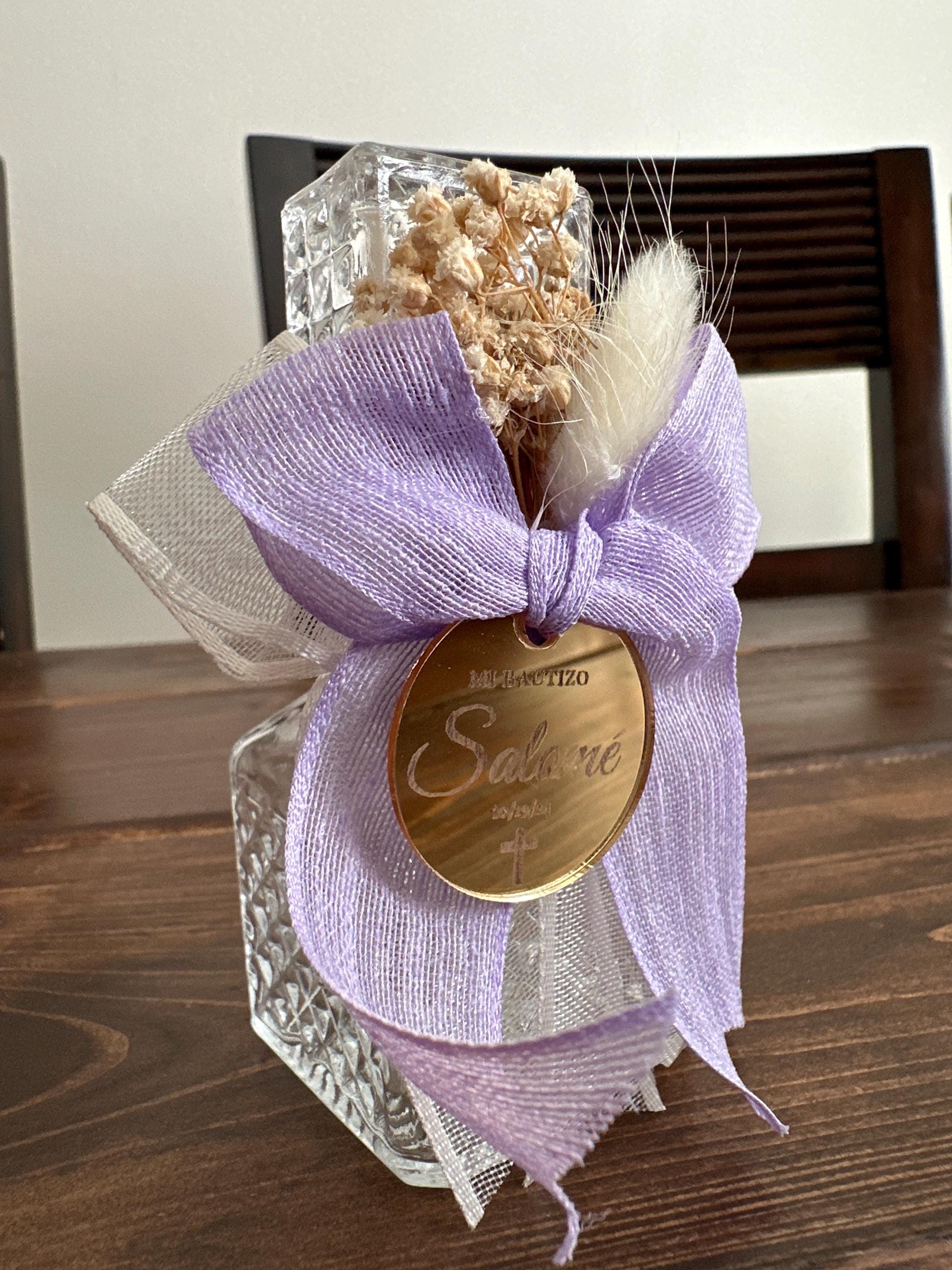 Holy Water Glass Bottle Empty, Religious Gift, Baptism Favor For Girl and Boy, Holy Communion Favor, Blessed Holy Water Bottle, Baptism Gift