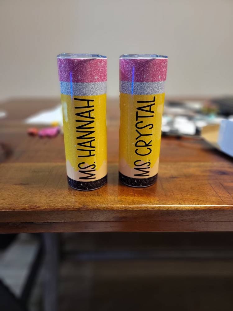 Teacher Gifts Teacher Tumbler Teacher Appreciation Gifts Teacher Christmas Gift Teacher Cup Pencil Tumbler Personalized Teacher Tumbler