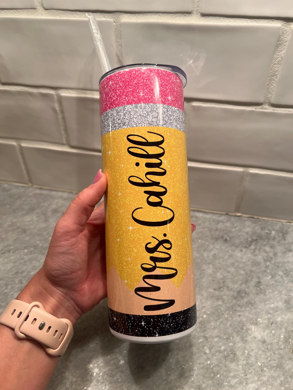 Teacher Gifts Teacher Tumbler Teacher Appreciation Gifts Teacher Christmas Gift Teacher Cup Pencil Tumbler Personalized Teacher Tumbler