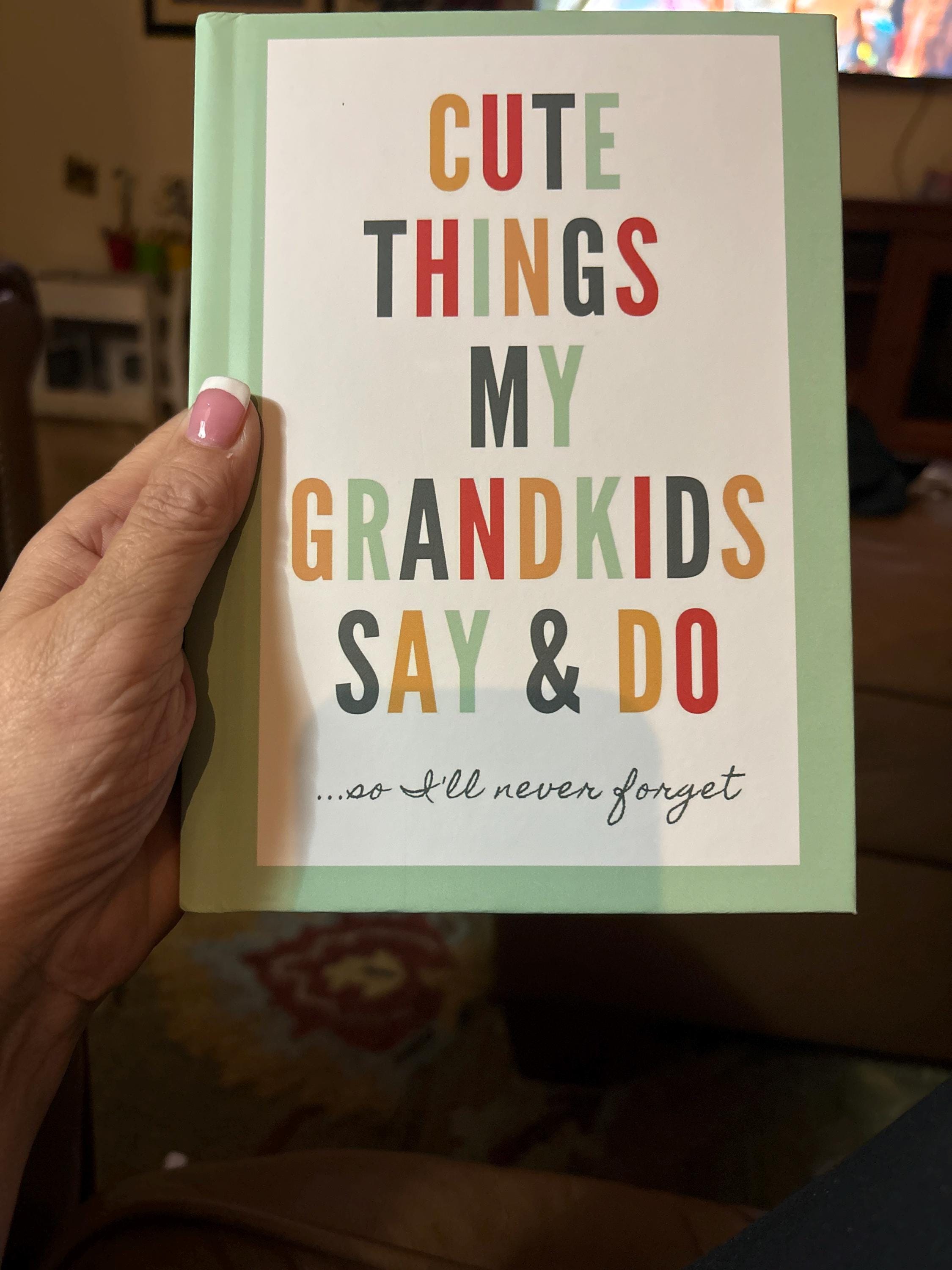 Grandparents Journal for Grandma Gift from Grandkids Memory Book Grandmother Notebook Mother's Day Gift for Nana Birthday Gift for Mom Wife