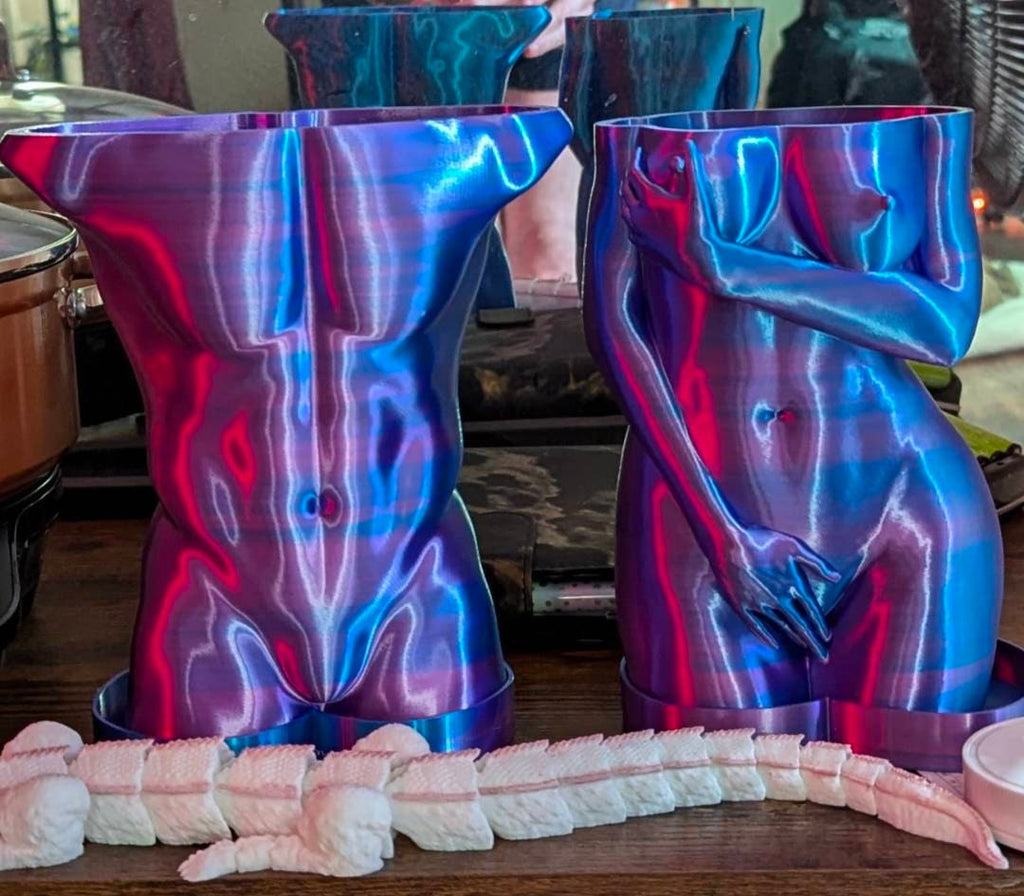 Unique Pot Artistic Naked Woman Planter, Fun Shy Decor, Quirky Office Decoration, Artistic Home Gift Idea, shy woman plant pot, female body