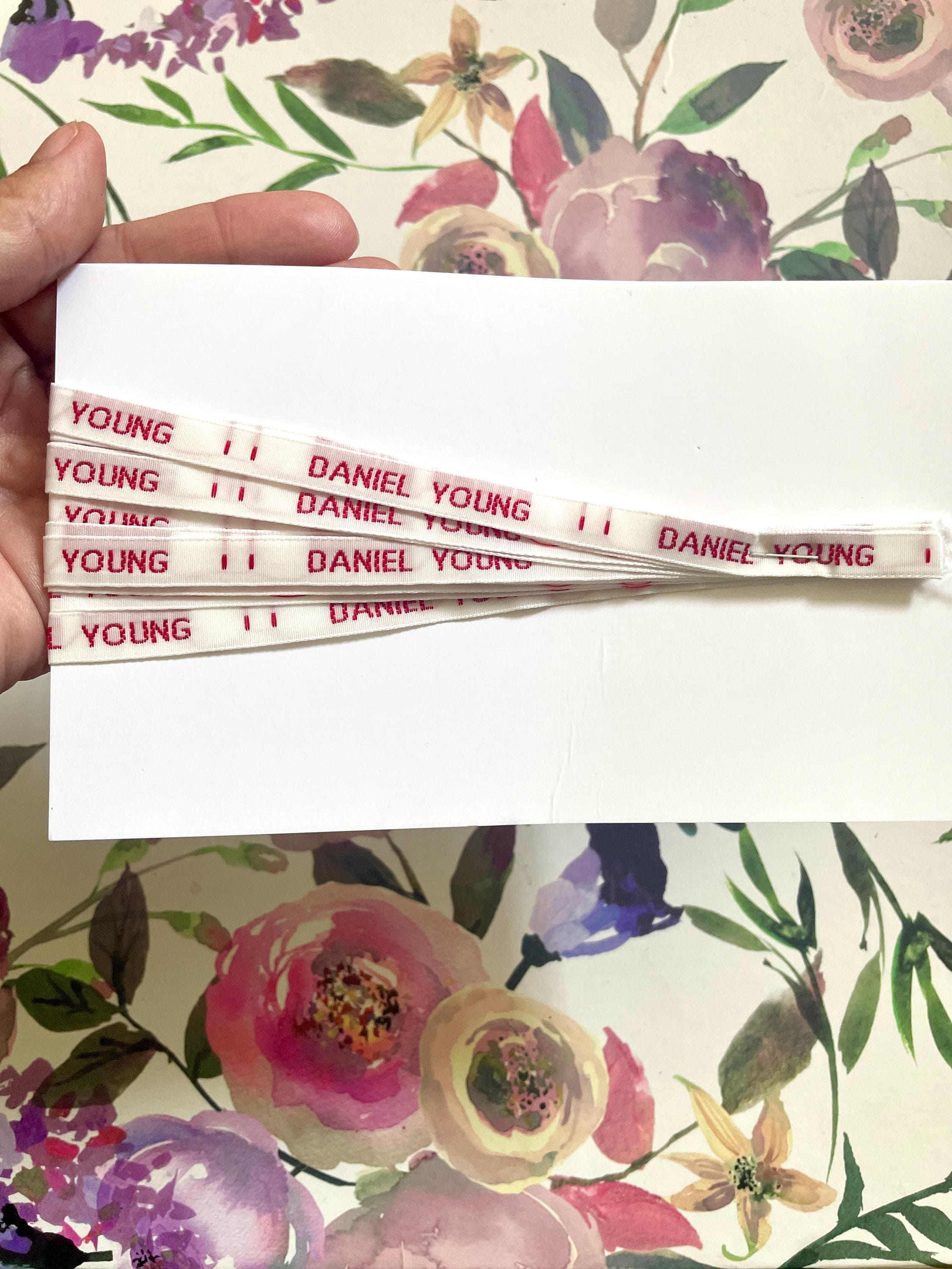 Woven Sew-on Name Tapes / School Labels / Name Tags for clothing