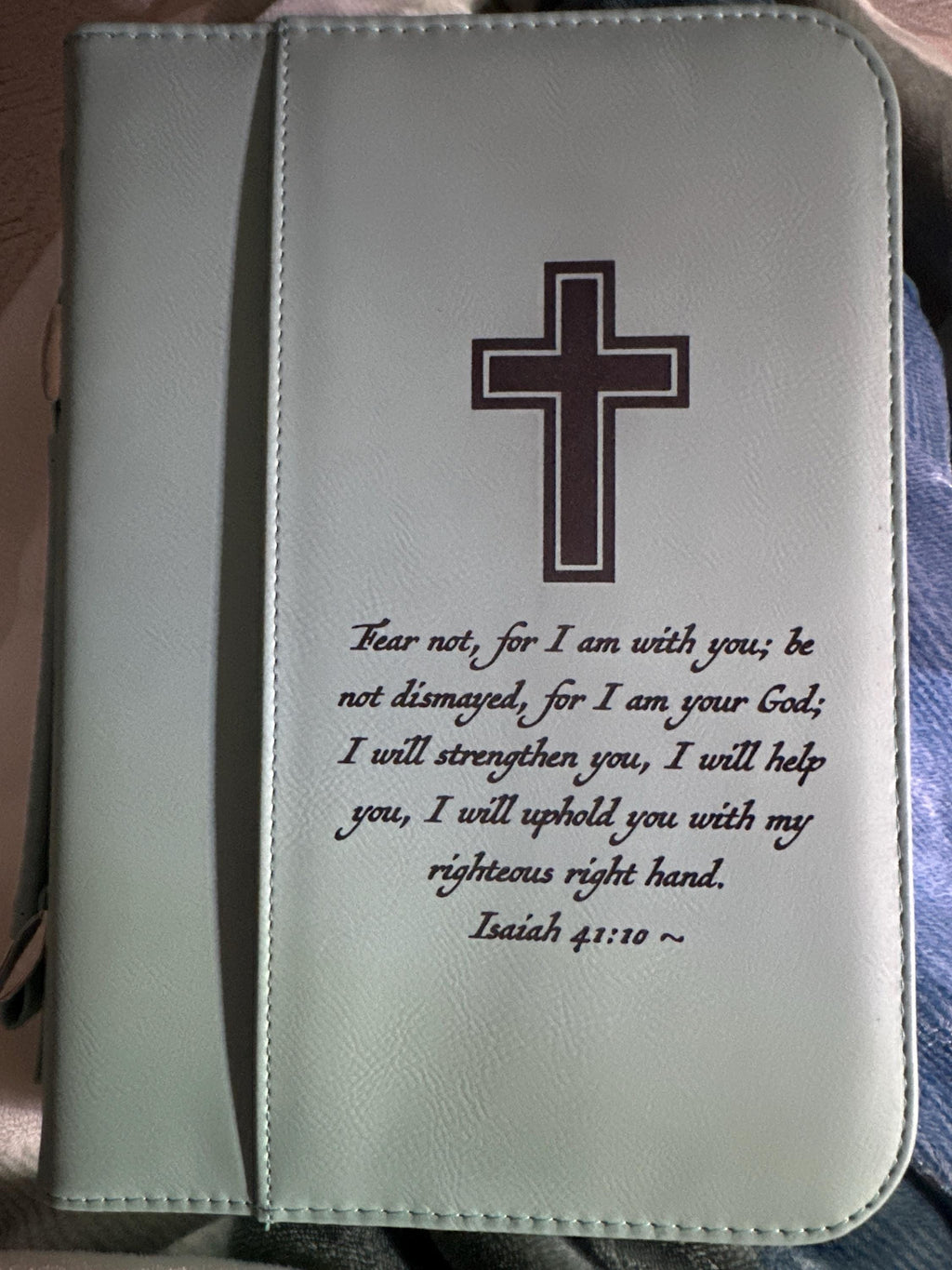 Personalized Bible Cover, Monogram Engraved Leather Bible Cover, Custom Cover For Bible, Religious Gifts, Gifts For Grandma, Christmas Gift