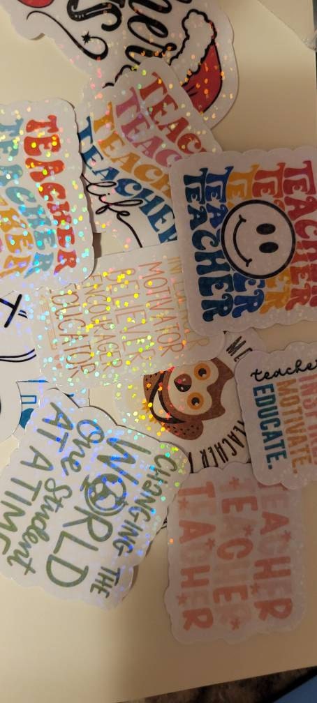 Teacher Stickers | Teacher Appreciation Stickers | Back to School | Teacher Gift | Build Your Own Sticker Pack | First Day Teacher Gift |