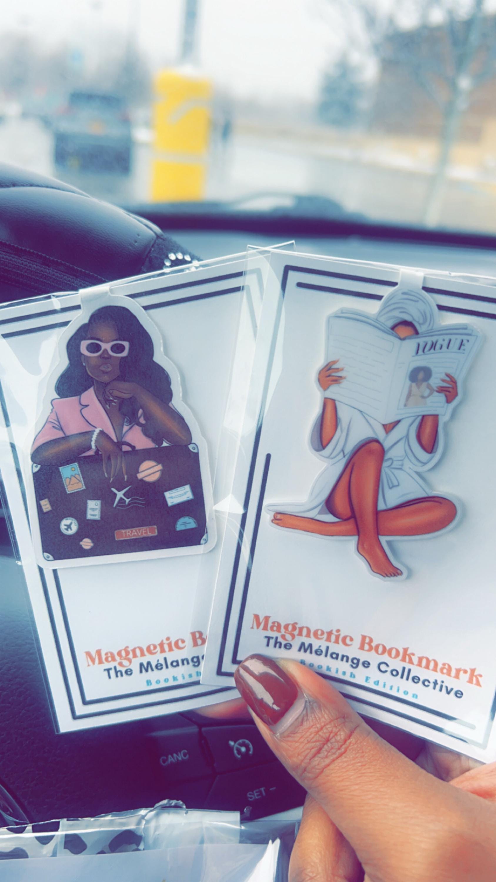 Magnetic Bookmarks for Women of Color | Black Women Who Love To Read | Black Girl Book Club | Book Accessory | Bookish Gift | Book Lover