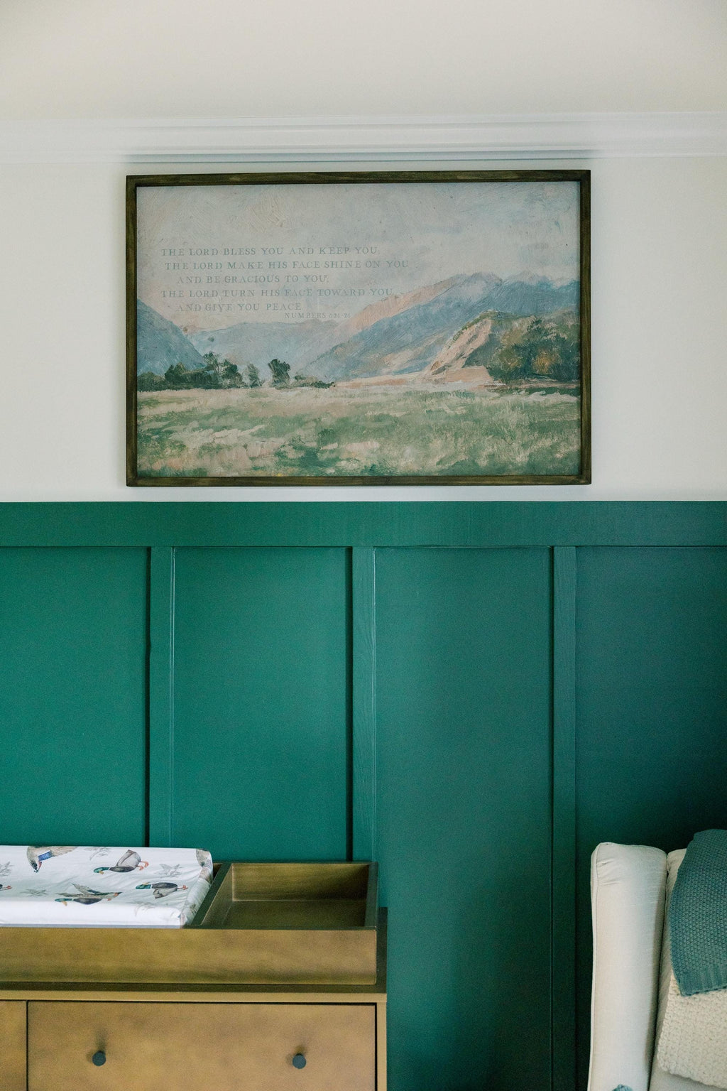 Christian Wall Art | Bible Verse Wall Art | May The Lord Bless You And Keep You | The Blessing Kari Jobe Canvas Wall Art Print  | F570