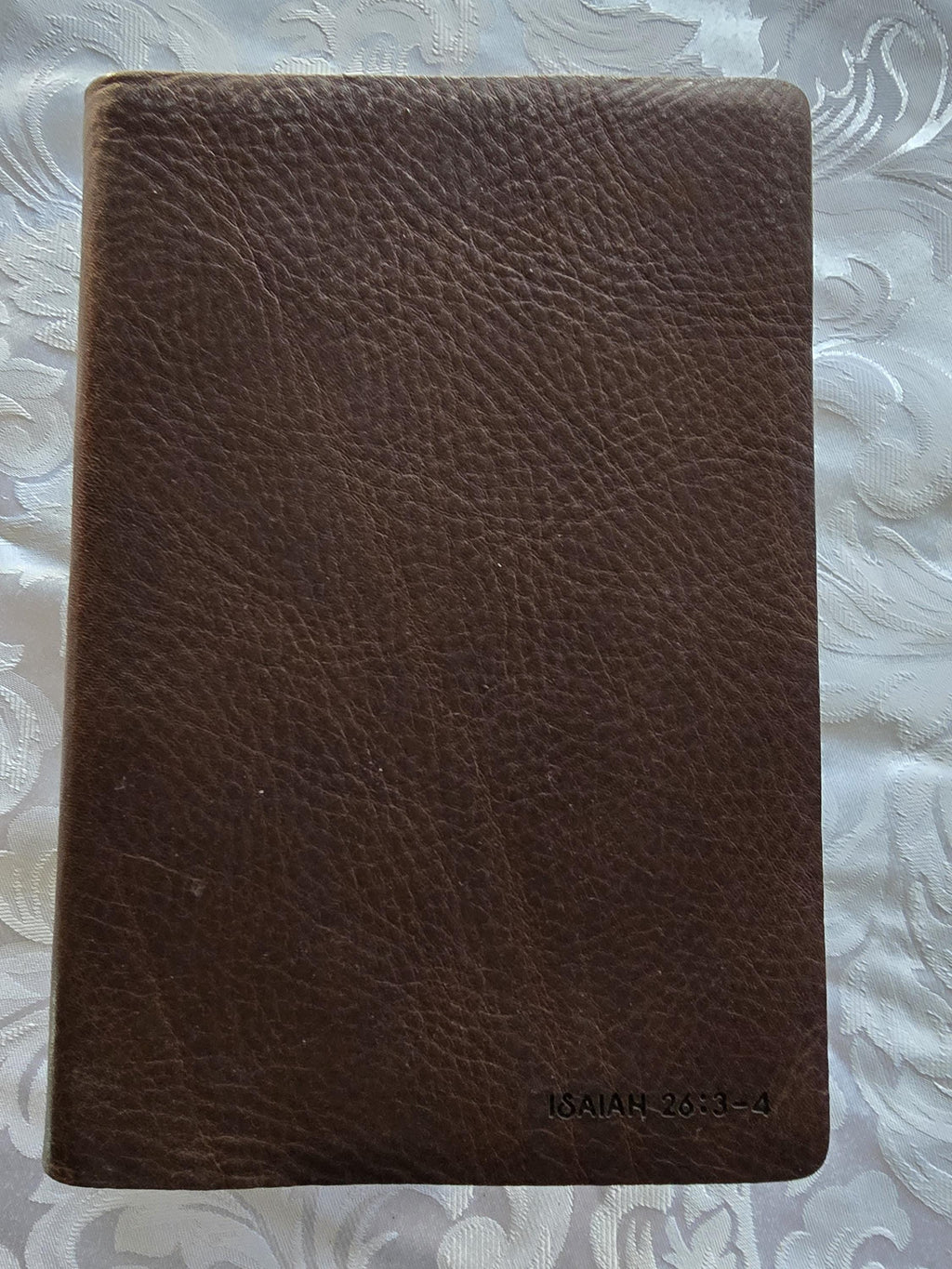 NIV Handbound Large Print Leather Bible | Full Grain, Personalized, Red Letter