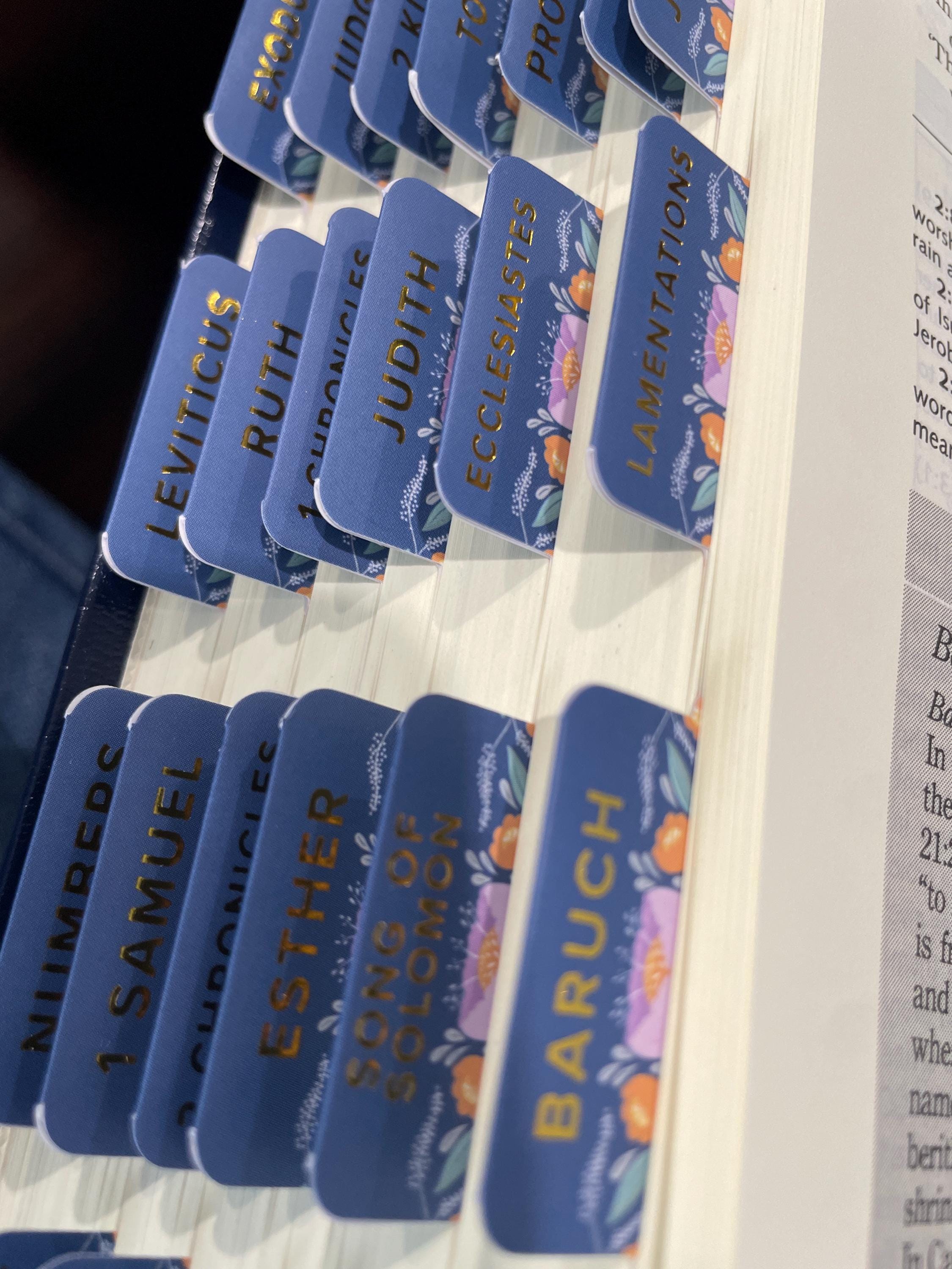 Mary's Garden Catholic Bible Tabs