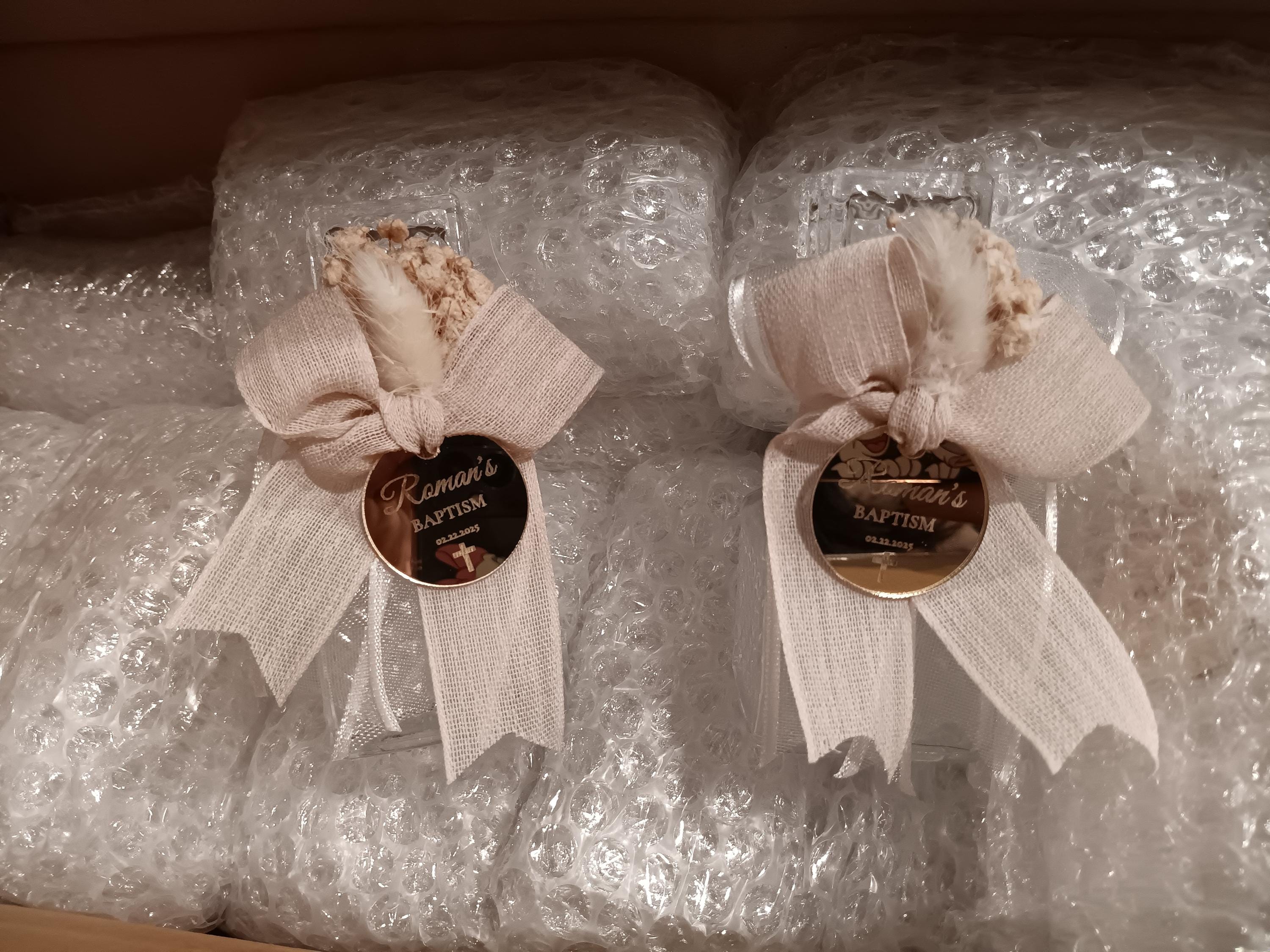 Holy Water Glass Bottle Empty, Religious Gift, Baptism Favor For Girl and Boy, Holy Communion Favor, Blessed Holy Water Bottle, Baptism Gift