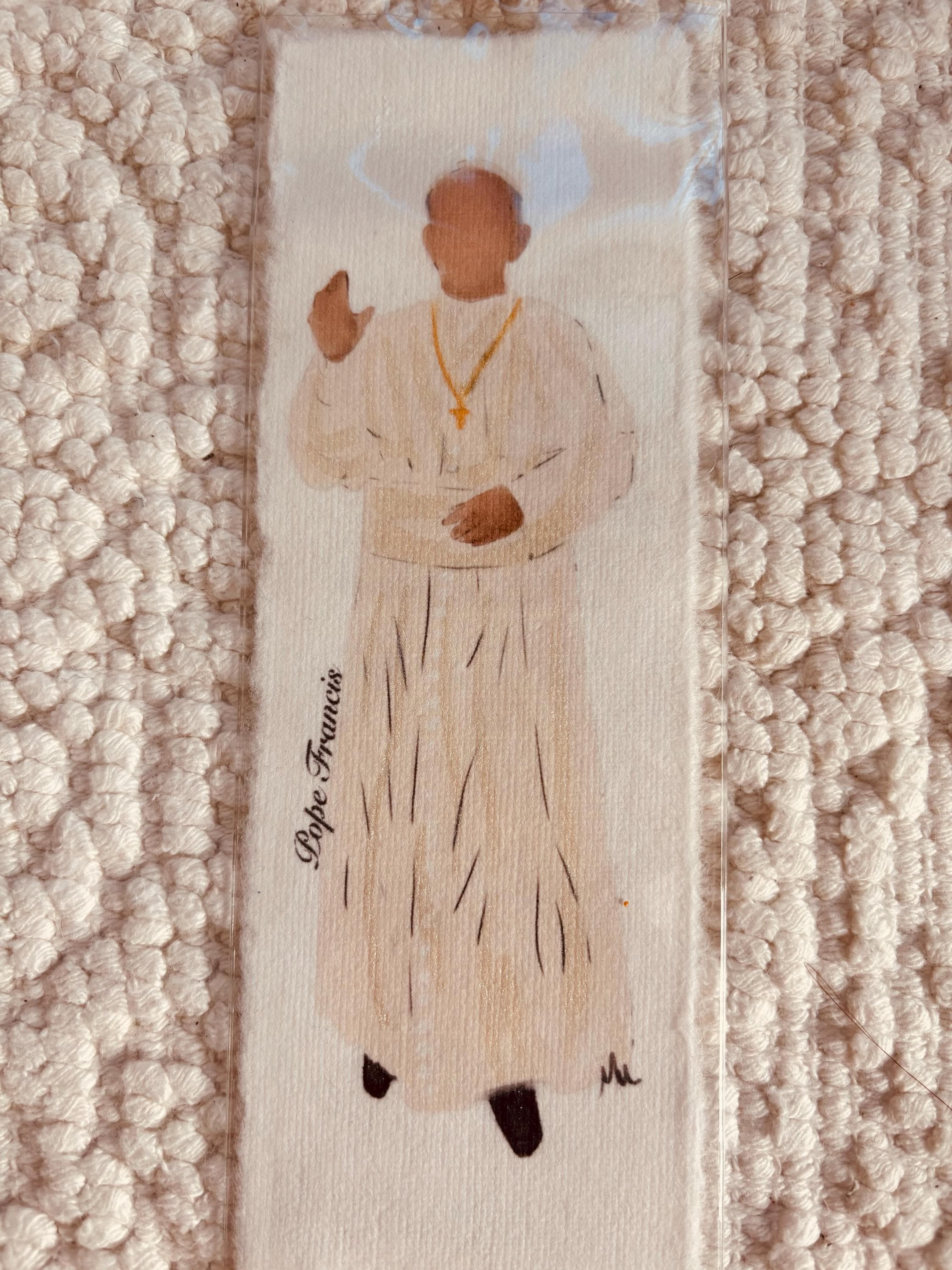 Watercolor Bookmarks Male Saints & Religious