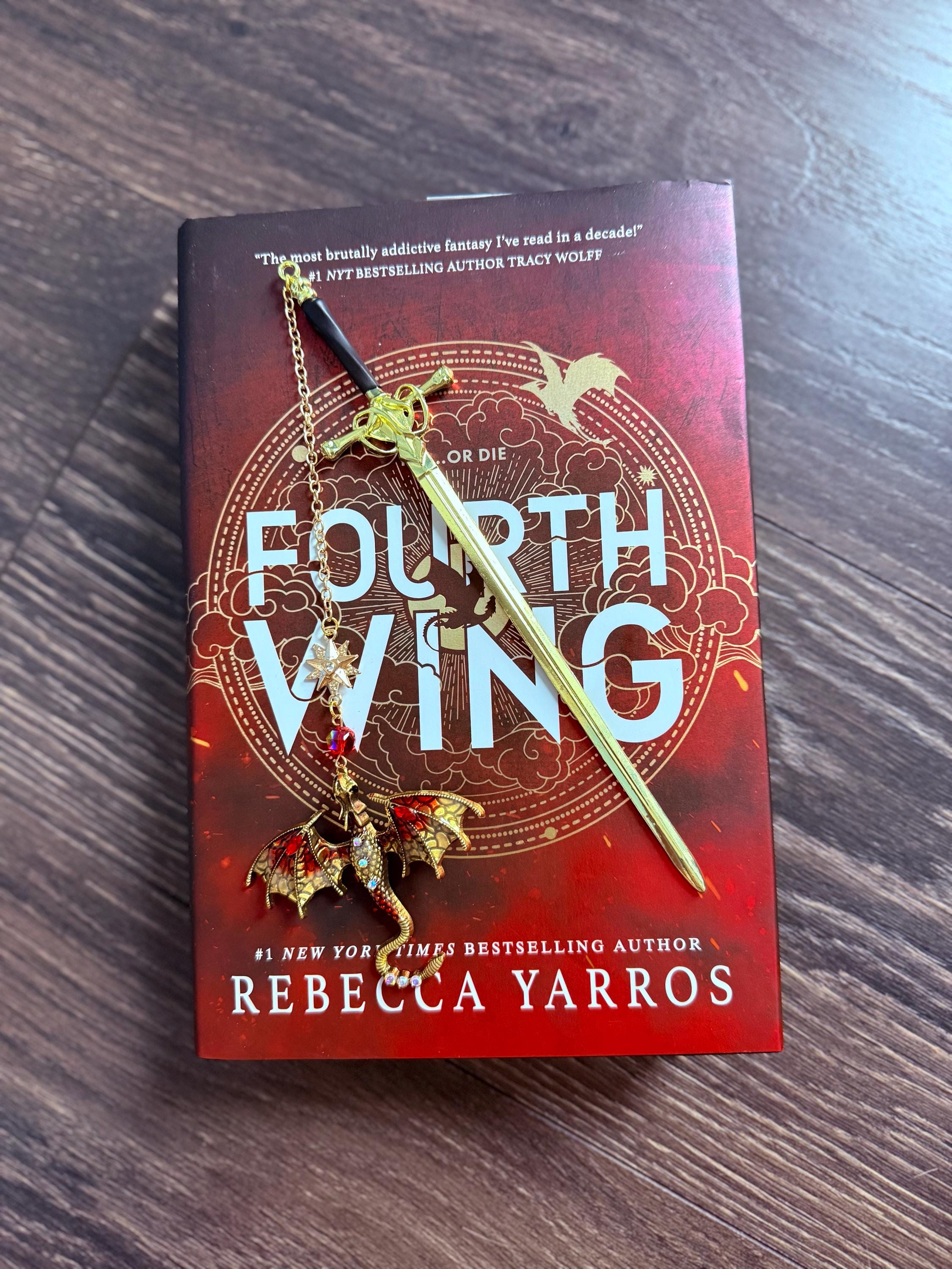 Sword Dragon Bookmark Birthday Gifts for Book Lover Reader Fantasy Bookworm Silver Gold Metal Charm Anniversary Gift Bookish Accessories