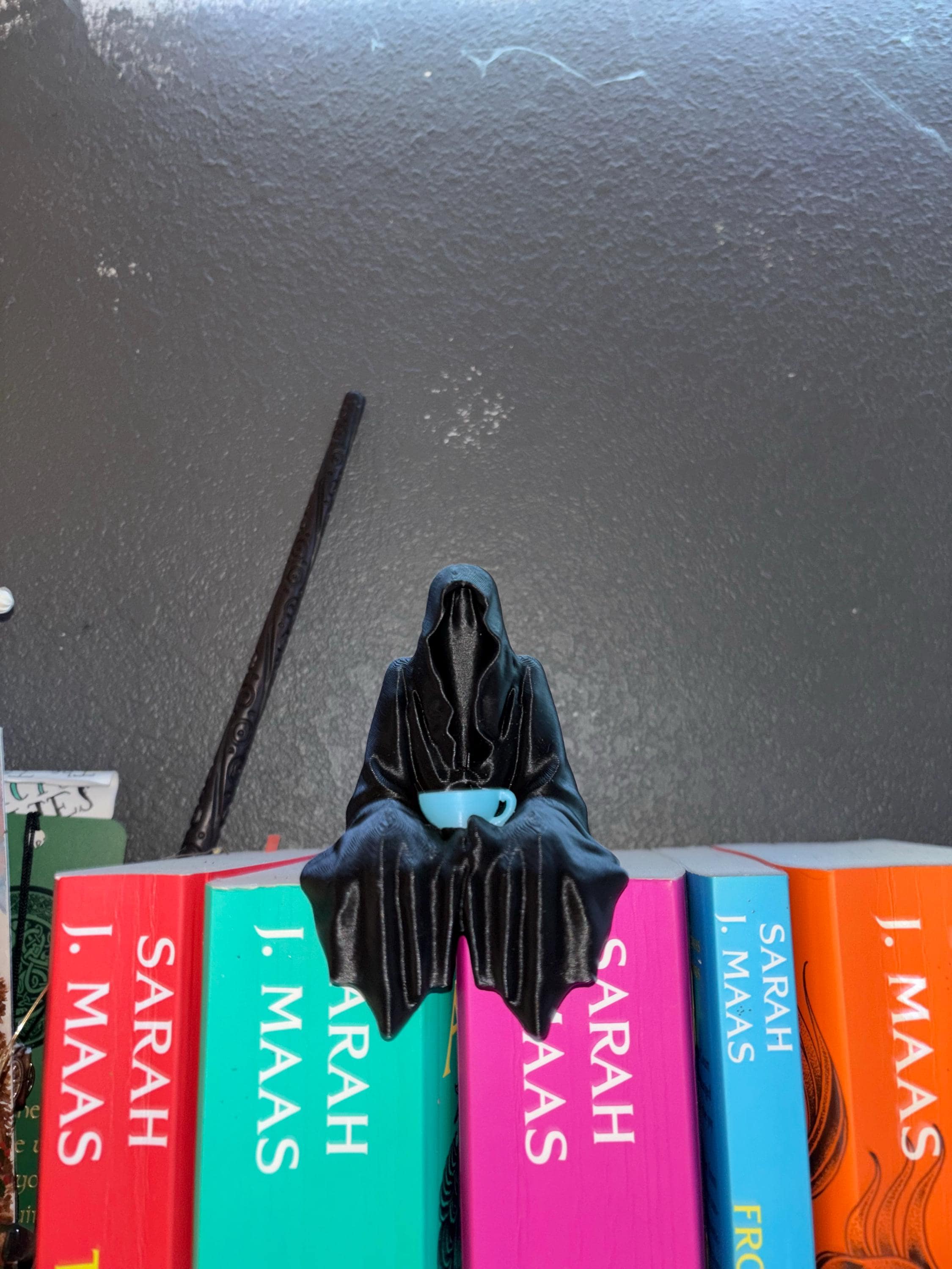 ACOTAR Suriel Bookshelf Accessory | Velaris Ghost Fantasy | Suriel Tea Court of Thorns