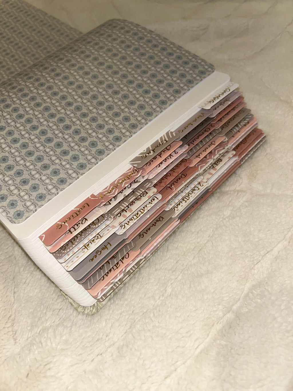 Bible Tabs | Laminated Bible Tabs | Tabs for the Bible | Pretty Bible Tab | Gifts for Christian Women | Bible Index Tabs with Gold Letters