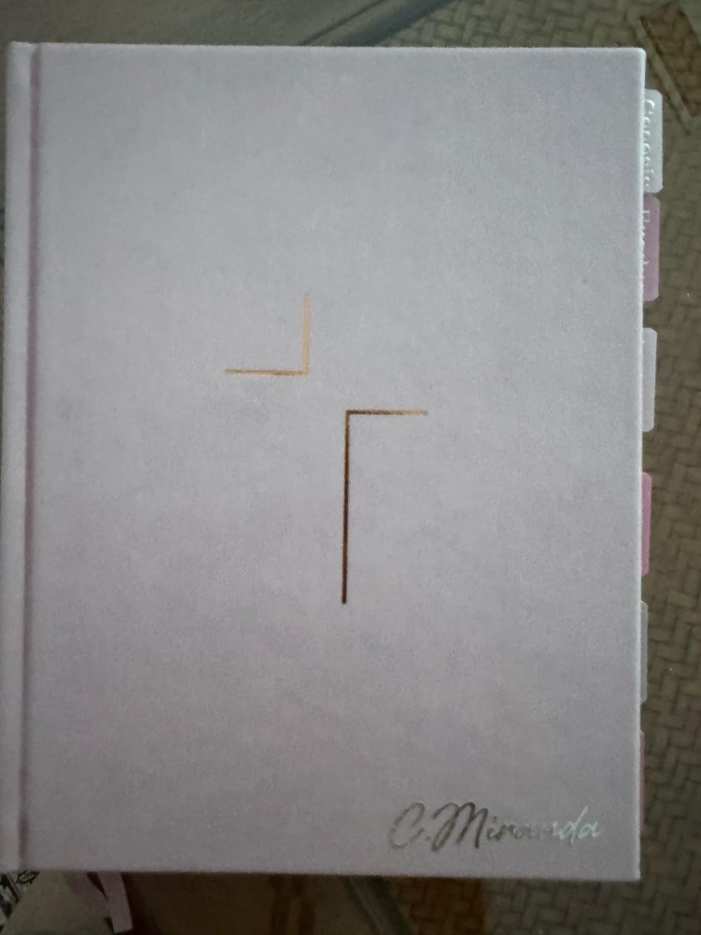 pink NIV JESUS BIBLE, Bible with tabs, personalized gifts, pink hard cover