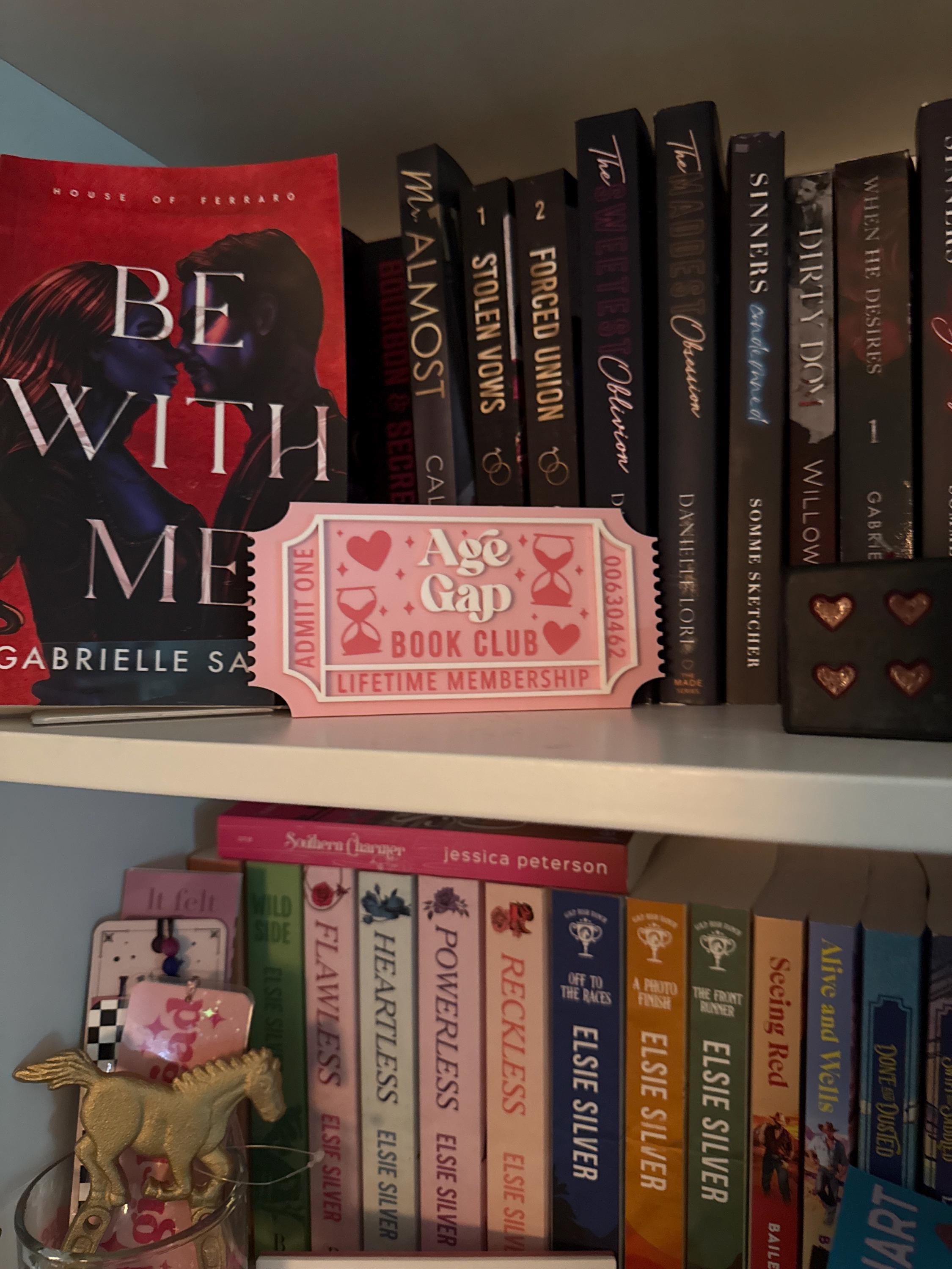 Bookish Ticket | Bookclub Ticket | Bookshelf Decor | Bookish Decor | Romance Books | Bookworm | Book Lover