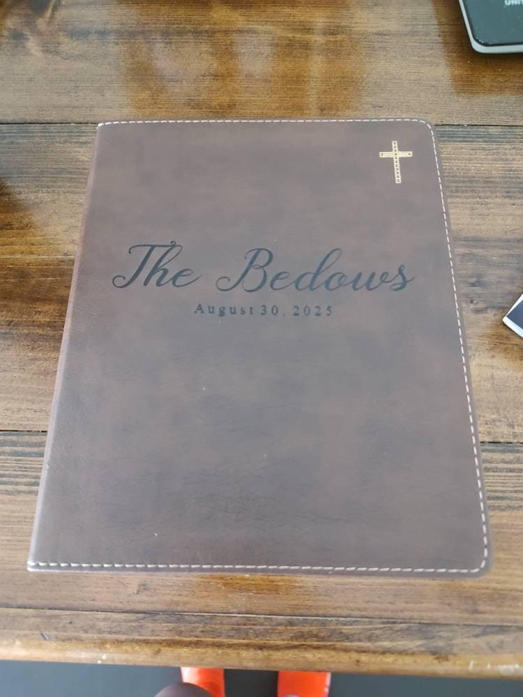 Personalized NIV Family Bible, Custom Engraved NIV Family Journaling Bible, Wedding Gifts, Christian Gifts, Family Bible for Wedding