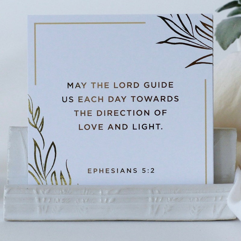 Gold Foil | Scripture Cards | Devotional Cards | Housewarming | Bible Verse Cards