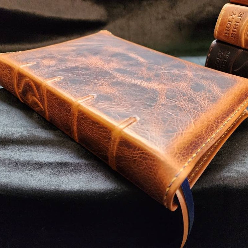 Made to Order item. Customizable Study Bible in Badalassi Carlo Cowskin Full Yapp