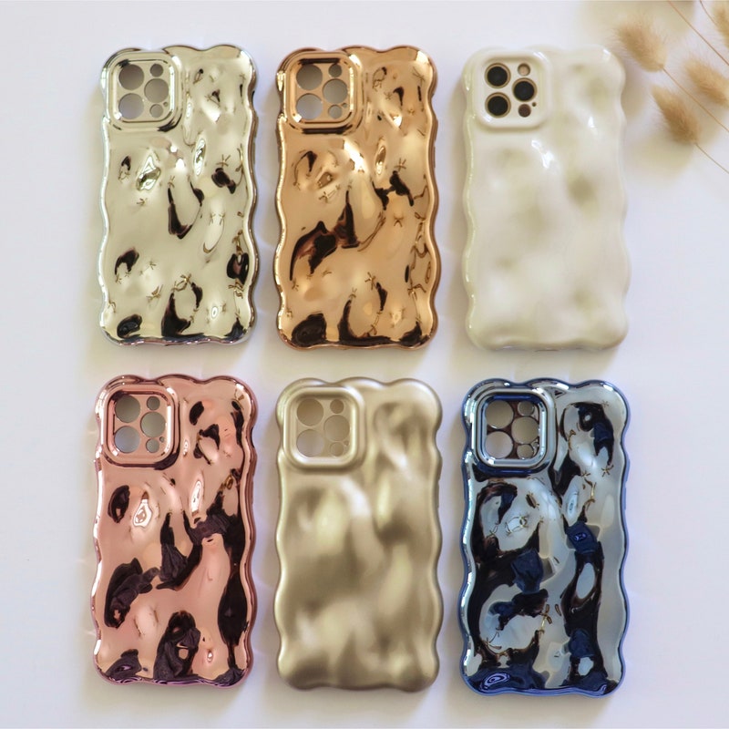 Wave Swirl Phone Case, 3d Phone Case | iPhone 15, iPhone 14, iPhone 13, iPhone 12, iPhone 11, Pro Max Mini Plus, Aesthetic Phone Case