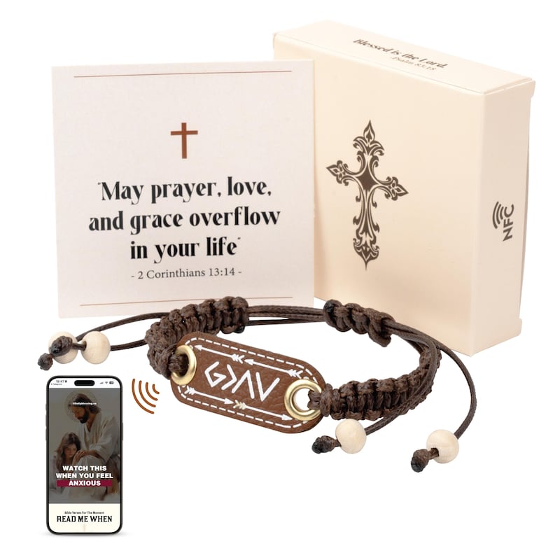 Christian Gifts, Daily Bible Verse Bracelet, NFC Bracelet, Wearable Bible Bracelet, Christian Daily Bible Verse Bracelet, Bible Verse GDAV