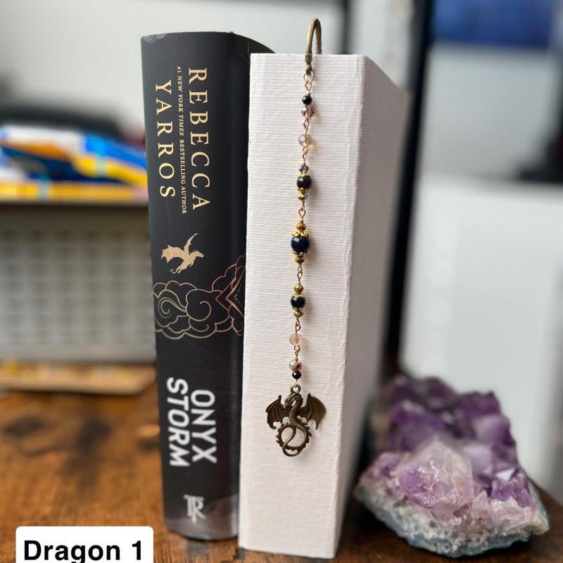 4.8 Inch Fourth Wing Inspired Handmade Bookmark Charm | Dragon Rider Fantasy Bookmarks | Fourth Wing Fan Gift | Gifts for Book Lovers
