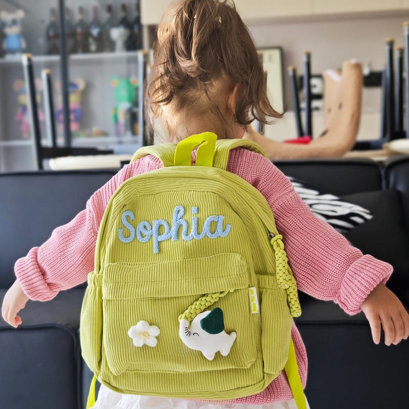 Personalized Toddler Backpack, Custom Toddler Bag, Kids Backpack With Name Preschool School Bag Children's Backpack With Name, Birthday Gift