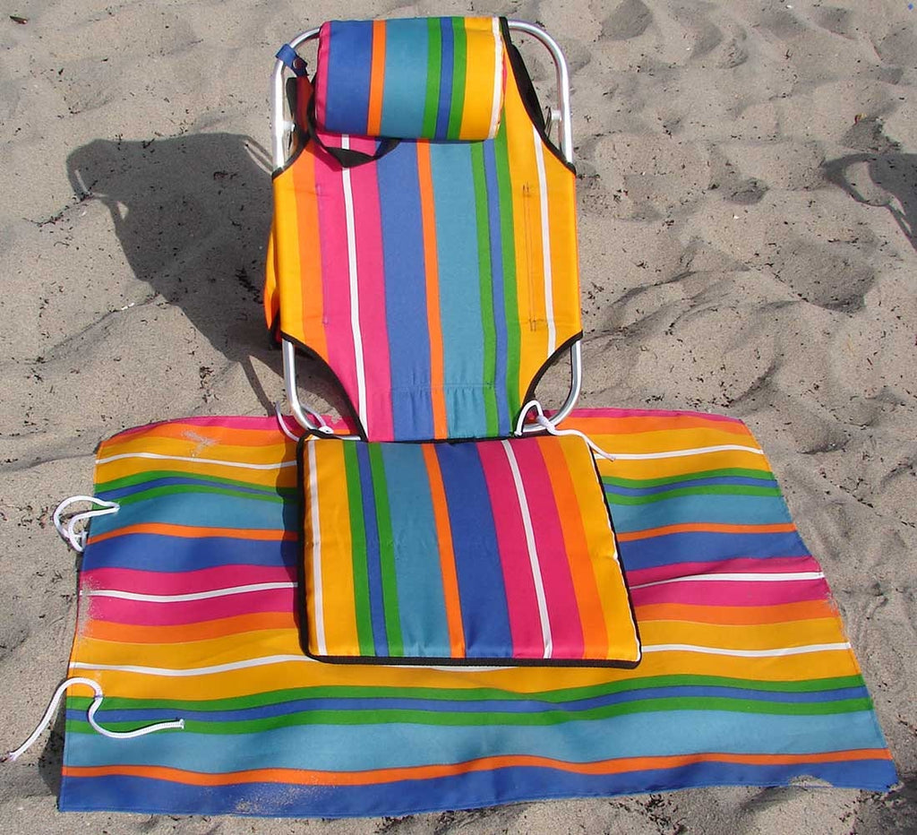 Backpack Beach Chair, Pool, Hiking, Camping Lounger Chair Lightweight 1.5 lbs, adjustable reclining