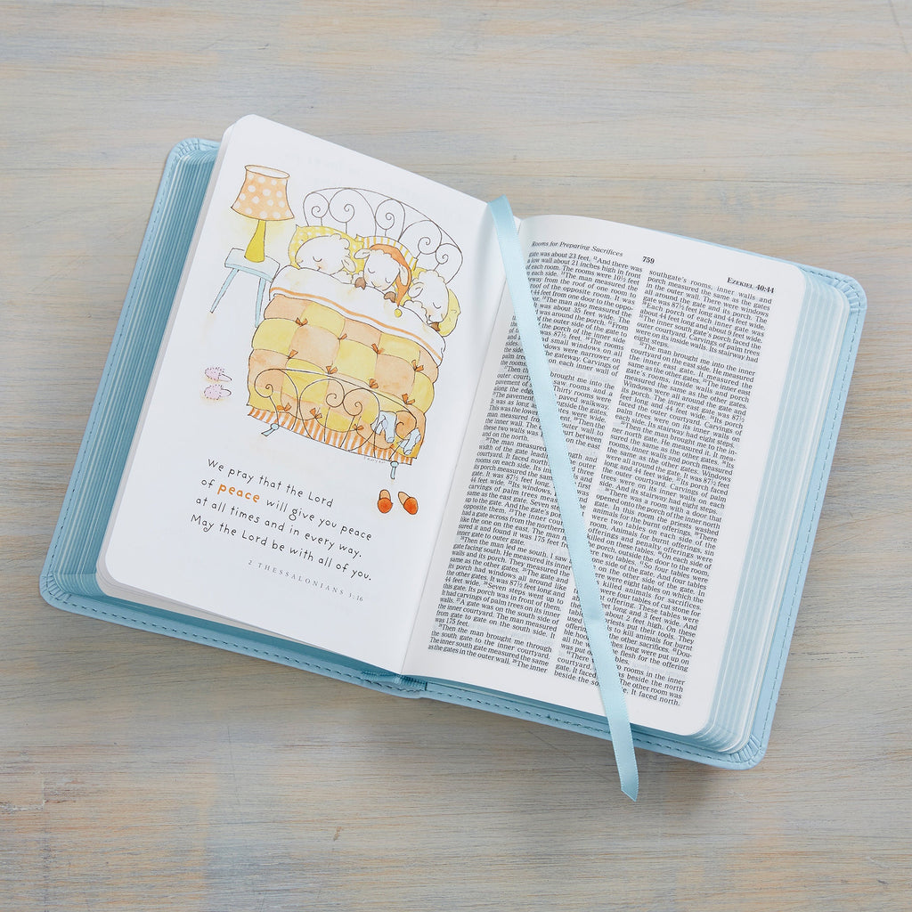 Woolly Lamb Personalized Children's Bible, Religious Gifts, Children's Religious Gifts, Kids Bibles