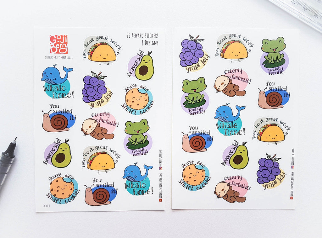 Teacher Reward Stickers No.1, Teacher Stickers, Student Reward Stickers (Pack of 26 Stickers)