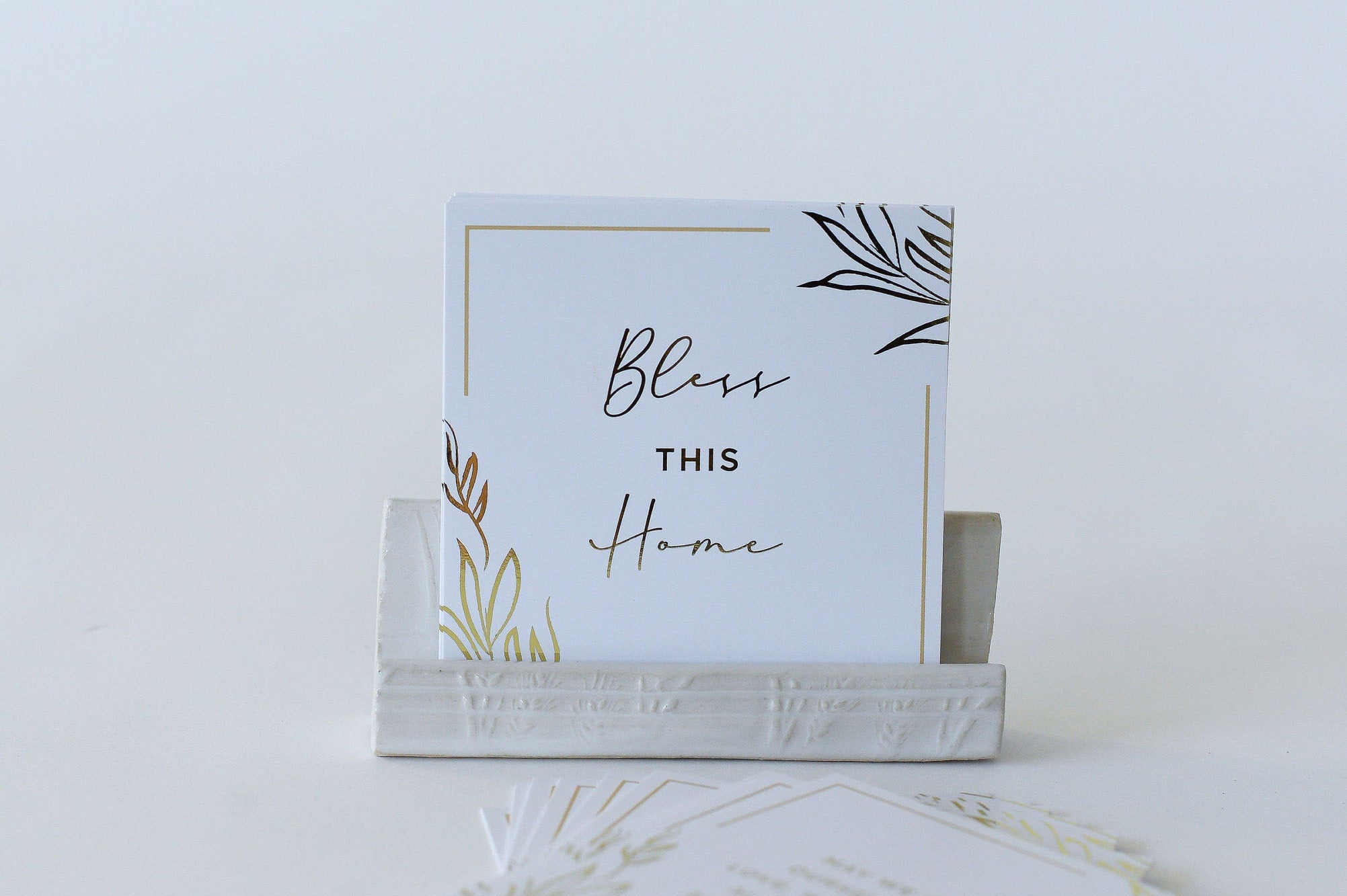 Gold Foil | Scripture Cards | Devotional Cards | Housewarming | Bible Verse Cards