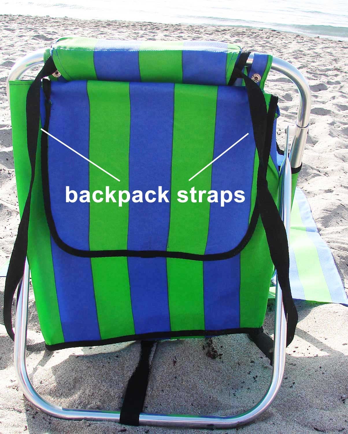 Backpack Beach Chair, Pool, Hiking, Camping Lounger Chair Lightweight 1.5 lbs, adjustable reclining