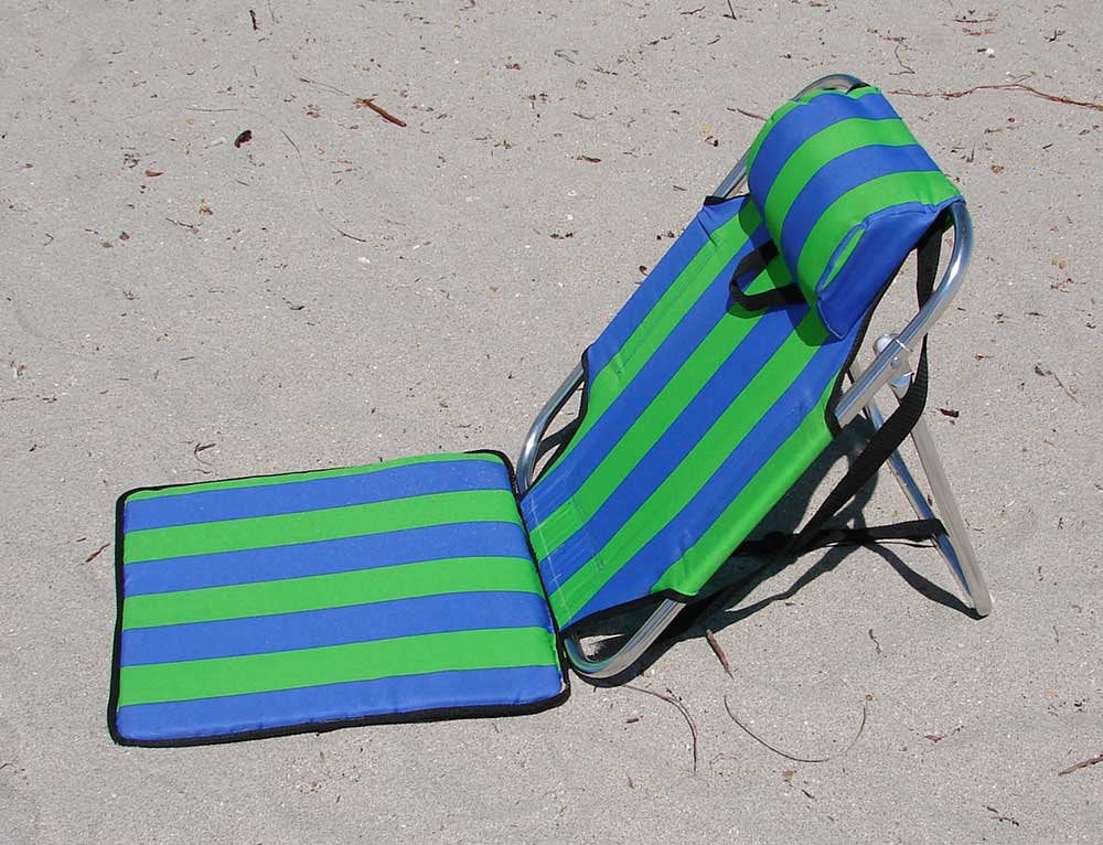 Backpack Beach Chair, Pool, Hiking, Camping Lounger Chair Lightweight 1.5 lbs, adjustable reclining