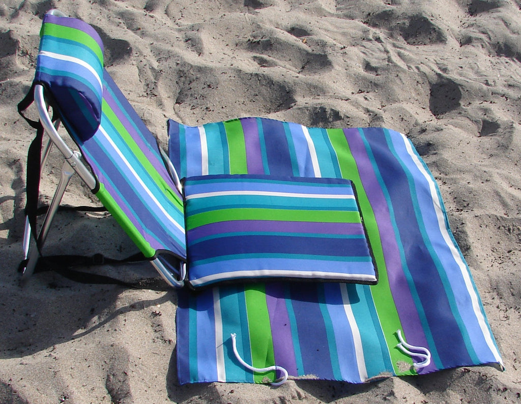 Backpack Beach Chair, Pool, Hiking, Camping Lounger Chair Lightweight 1.5 lbs, adjustable reclining