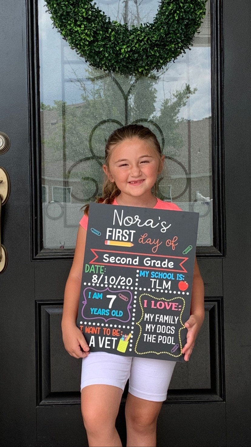First Day of School Sign reusable, Back to School Chalkboard Sign, Milestone Chalkboard, 1st day of school sign, Last day of school sign