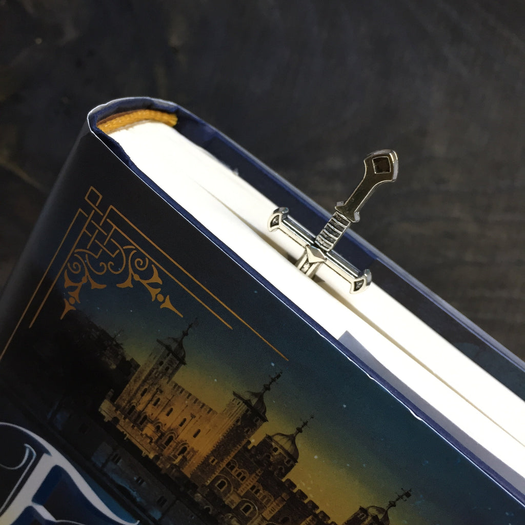 Sword Bookmarks with Clip, Sword Bookplates, Pack of Three or Four | Medieval Fantasy Blades and Daggers | Gifts for Him, Gift for Readers