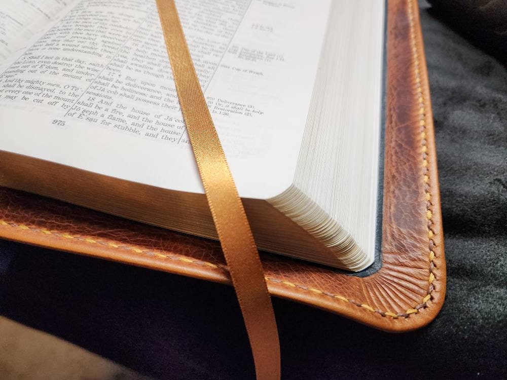 Made to Order item. Customizable Study Bible in Badalassi Carlo Cowskin Full Yapp