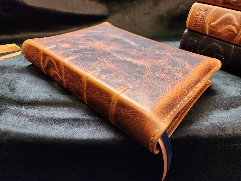 Made to Order item. Customizable Study Bible in Badalassi Carlo Cowskin Full Yapp