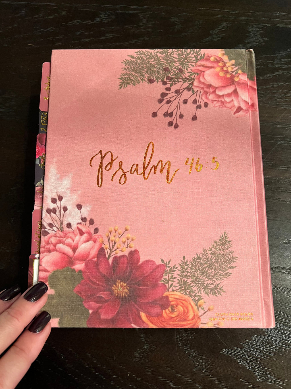 Beautiful NIV , Journaling, Notes Bible with Gorgeous handcrafted laminated Bible Tabs with gold lettering