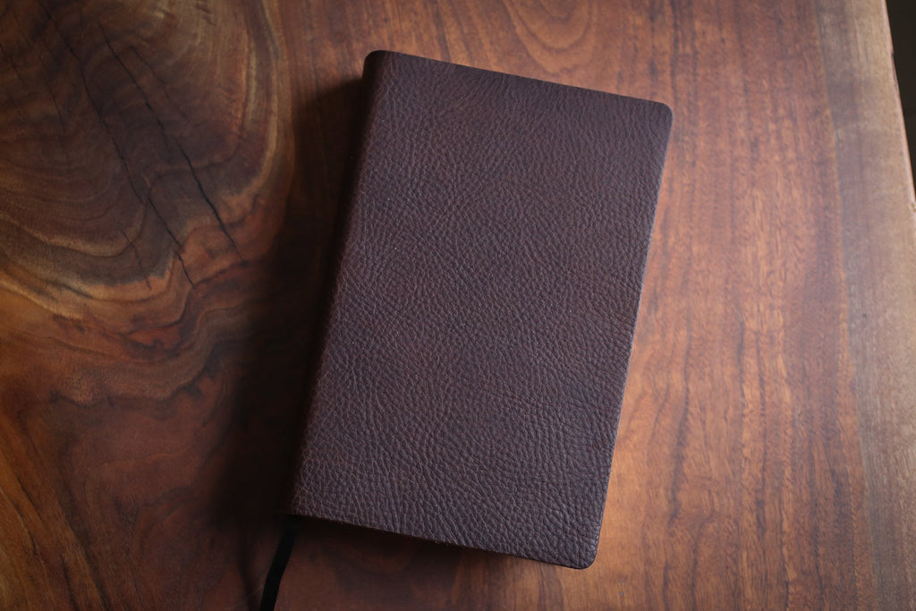 NIV Handbound Large Print Leather Bible | Full Grain, Personalized, Red Letter