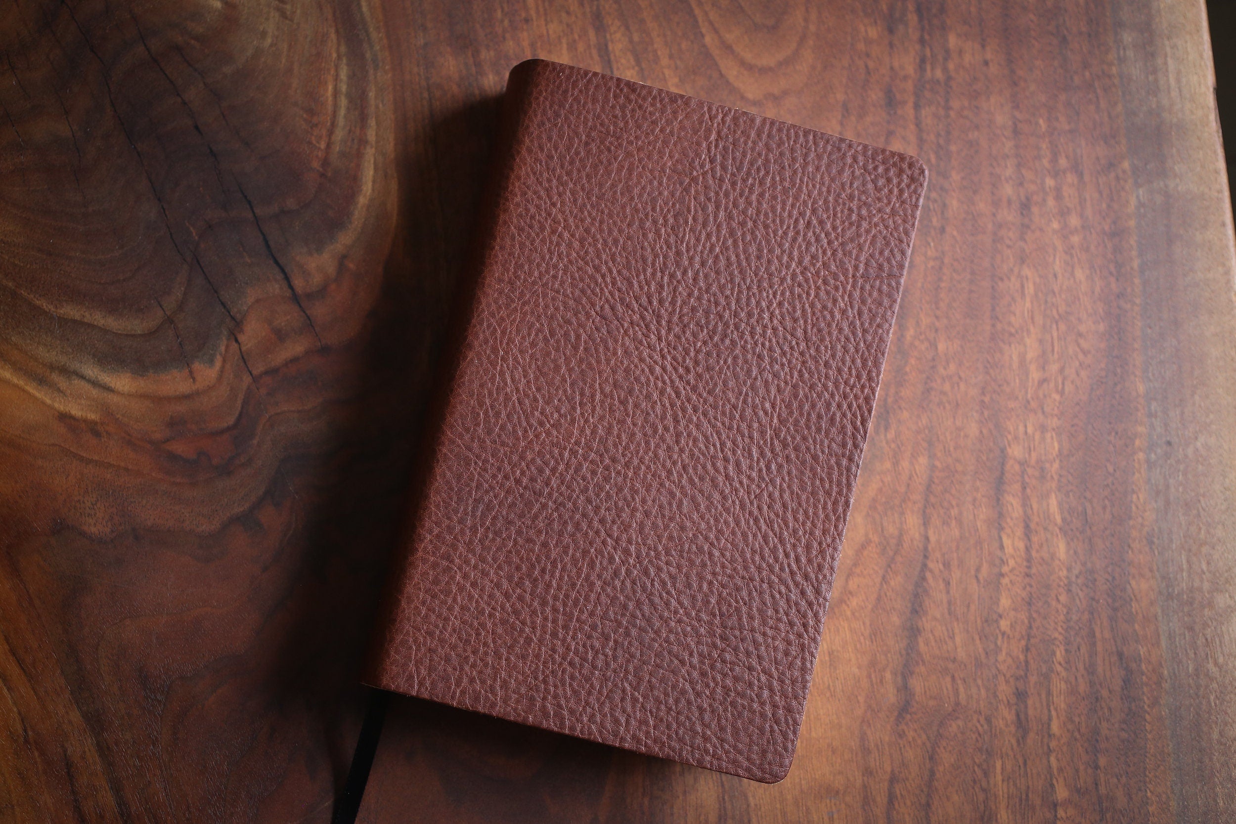 NIV Handbound Large Print Leather Bible | Full Grain, Personalized, Red Letter