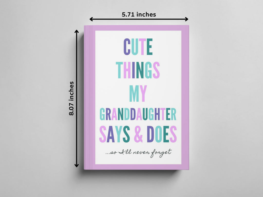 Grandparents Journal for Grandma Gift from Grandkids Memory Book Grandmother Notebook Mother's Day Gift for Nana Birthday Gift for Mom Wife