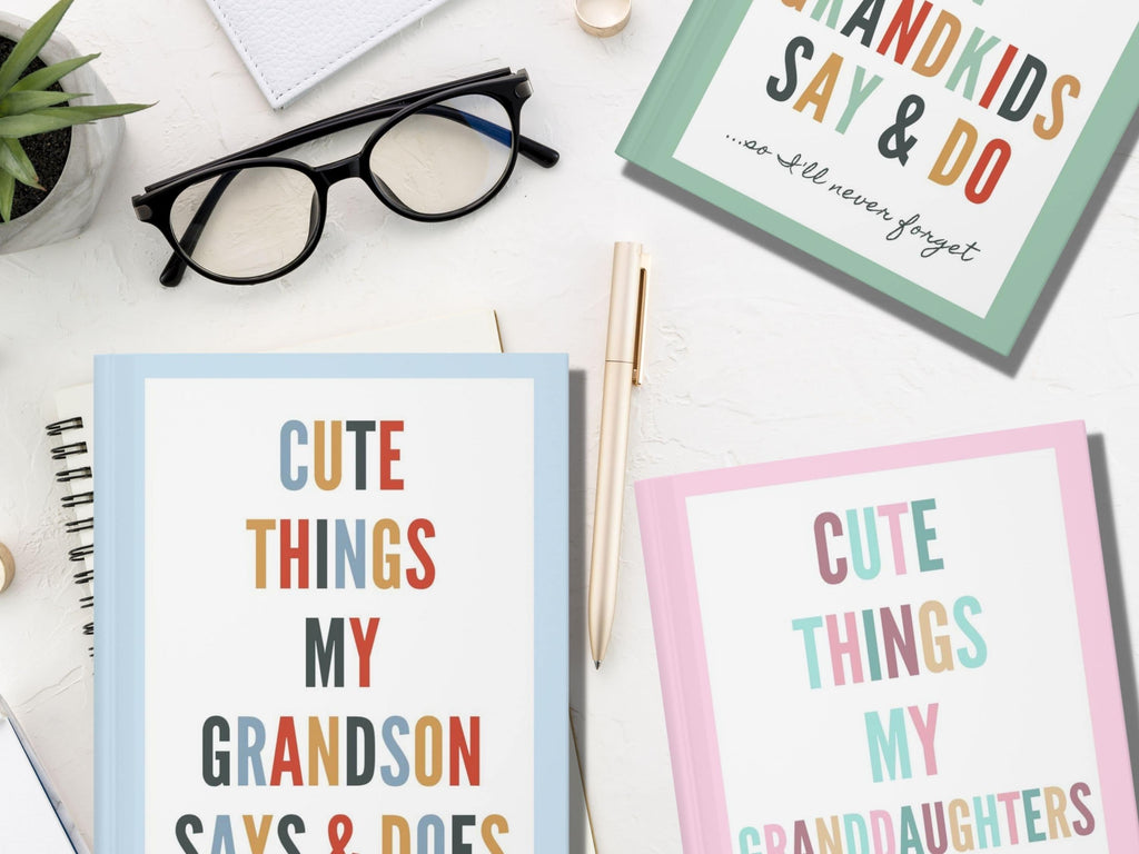 Grandparents Journal for Grandma Gift from Grandkids Memory Book Grandmother Notebook Mother's Day Gift for Nana Birthday Gift for Mom Wife