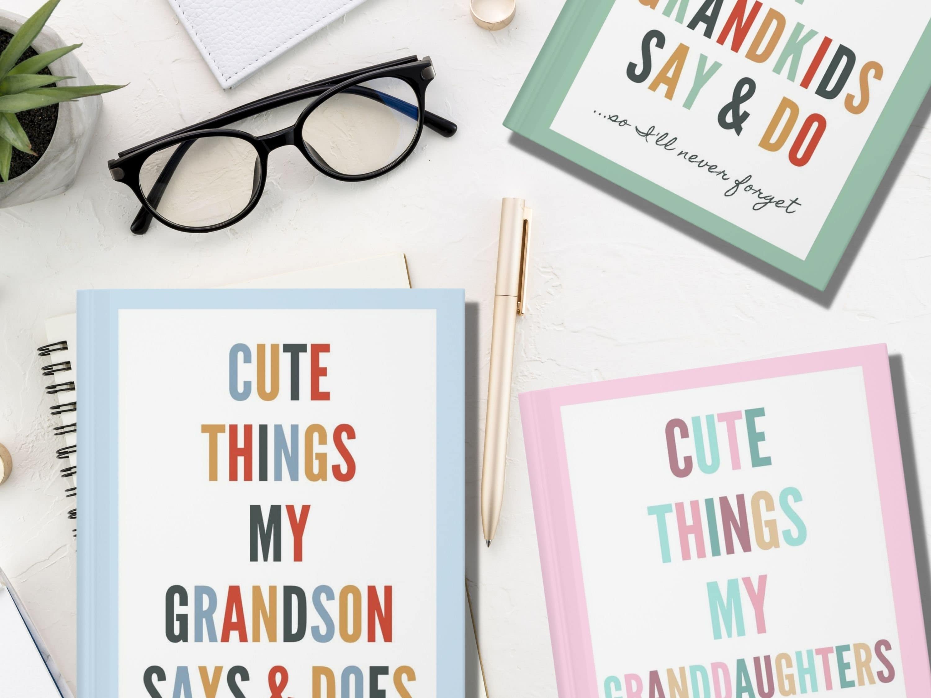 Grandparents Journal for Grandma Gift from Grandkids Memory Book Grandmother Notebook Mother's Day Gift for Nana Birthday Gift for Mom Wife