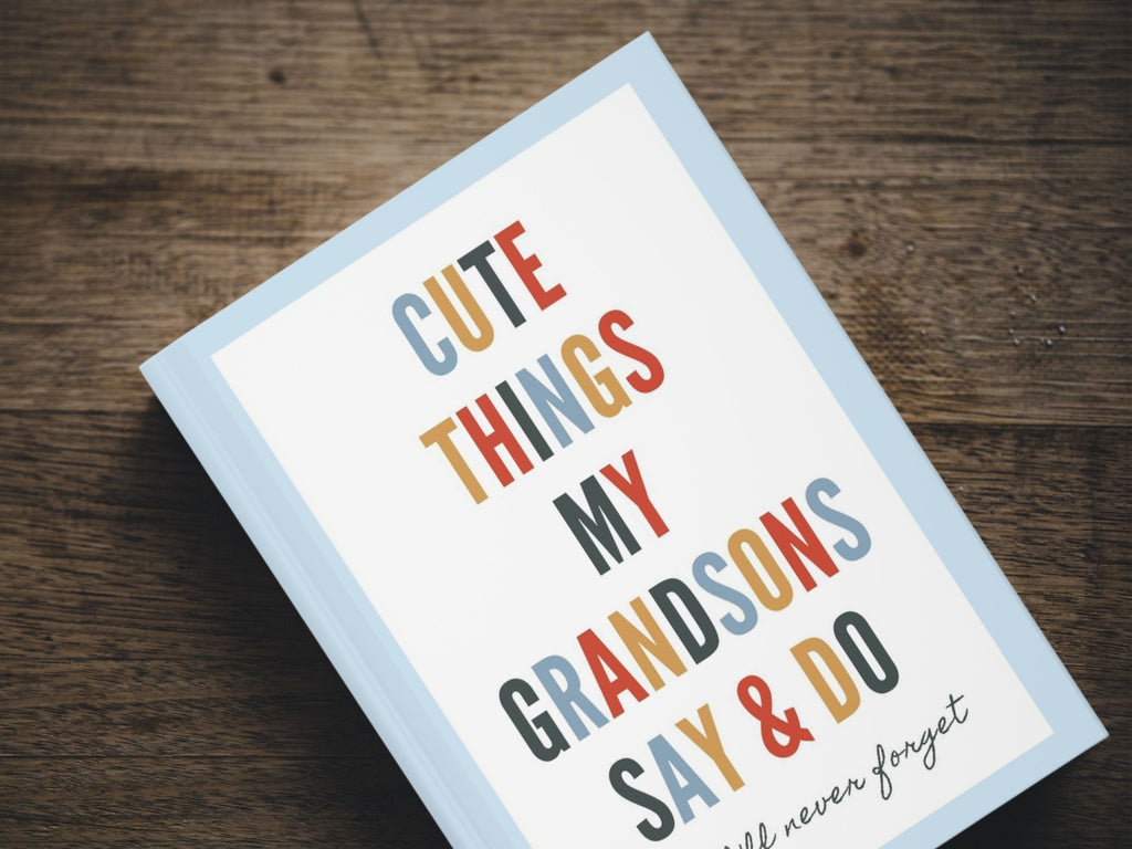 Grandparents Journal for Grandma Gift from Grandkids Memory Book Grandmother Notebook Mother's Day Gift for Nana Birthday Gift for Mom Wife