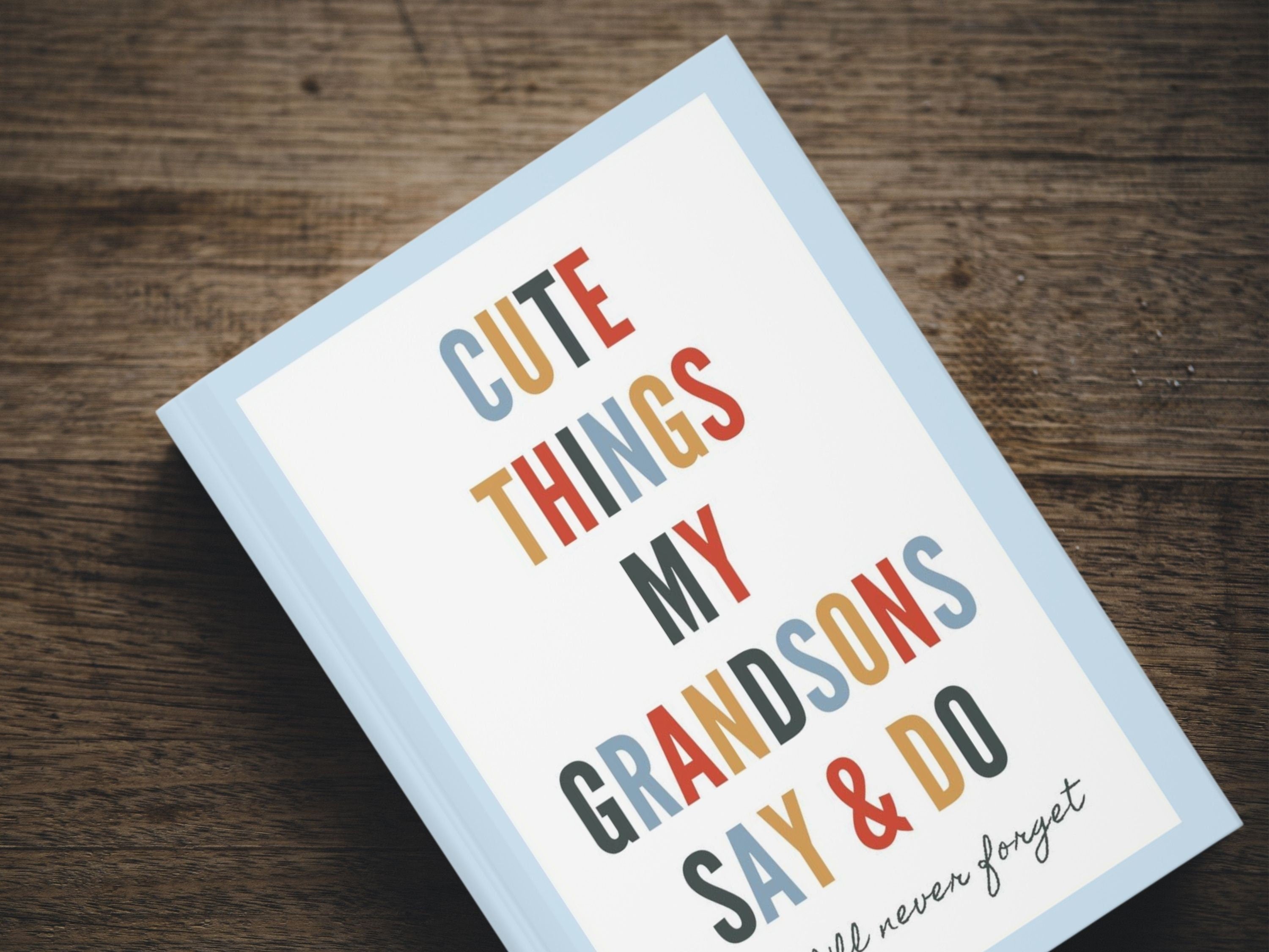 Grandparents Journal for Grandma Gift from Grandkids Memory Book Grandmother Notebook Mother's Day Gift for Nana Birthday Gift for Mom Wife
