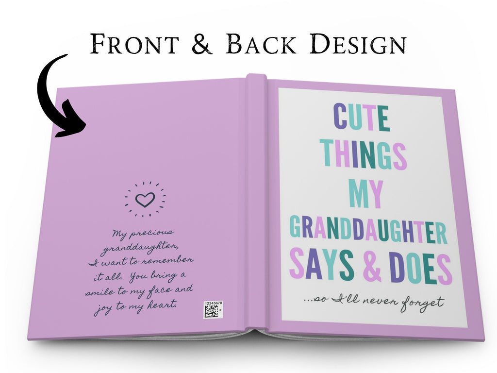 Grandparents Journal for Grandma Gift from Grandkids Memory Book Grandmother Notebook Mother's Day Gift for Nana Birthday Gift for Mom Wife