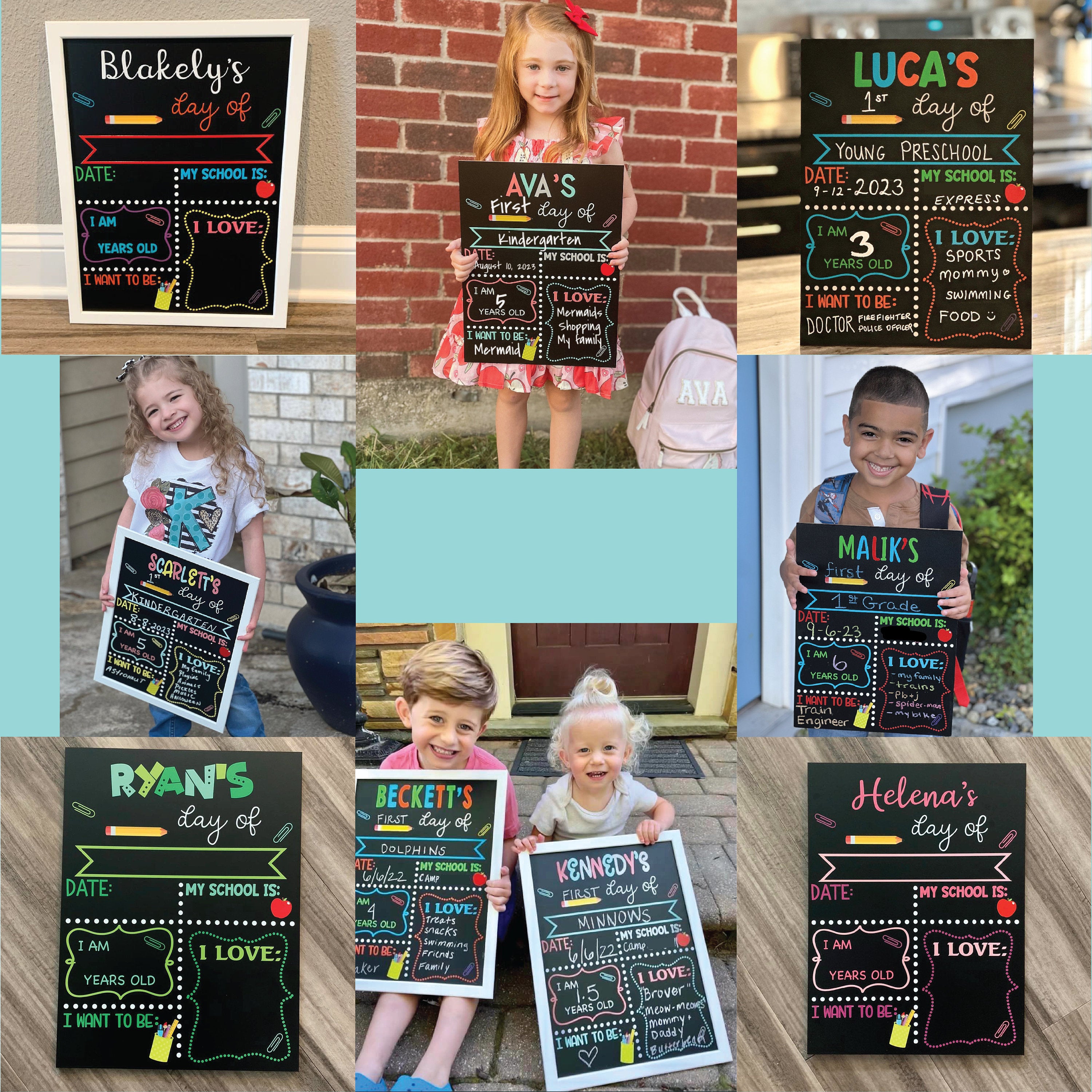 First Day of School Sign reusable, Back to School Chalkboard Sign, Milestone Chalkboard, 1st day of school sign, Last day of school sign